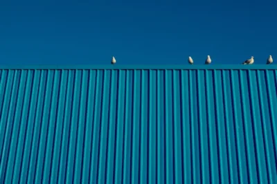 Metal roofing installed on a barn by Roofing419.