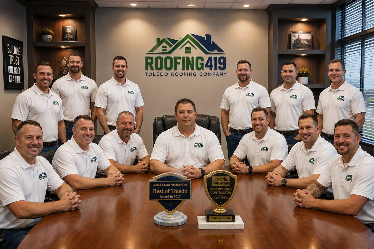 Best Toledo Awards 2017 to 2025 Roofing419 Roofing419 recognized in Best Toledo Awards 2017 through 2025 for top roofing services