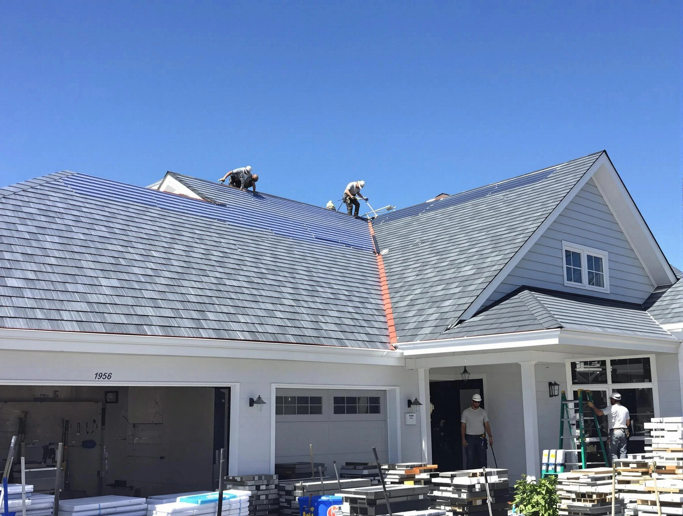Roofing419 team install new roof in monroe MI Roofing419 team installing a new roof in Monroe, MI