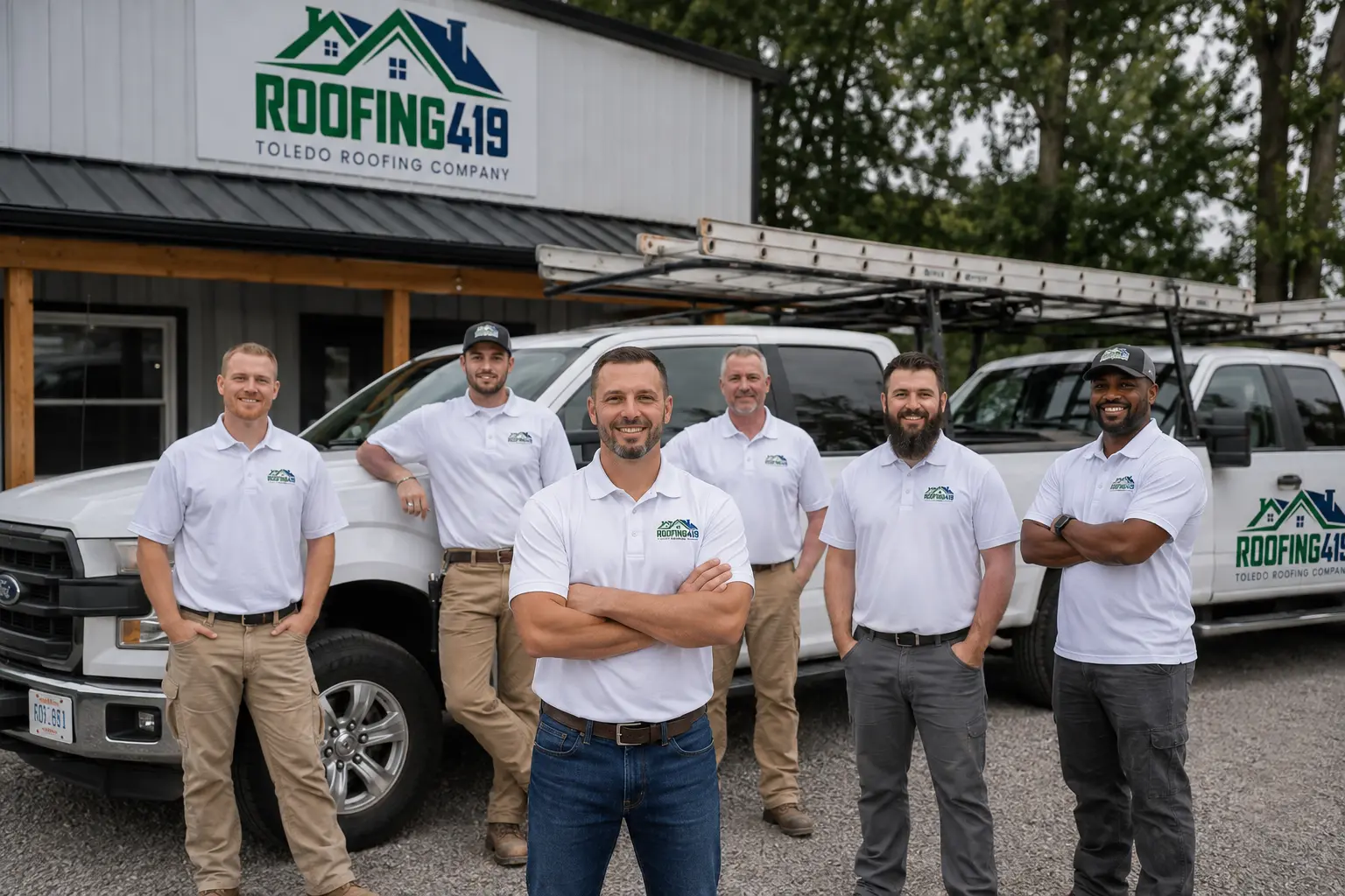 Services 19 Roofing419, a family-owned roofing company in Toledo, Ohio, offering professional roof replacement, roof repair, and new roof installation services for Toledo and surrounding Lucas County areas.